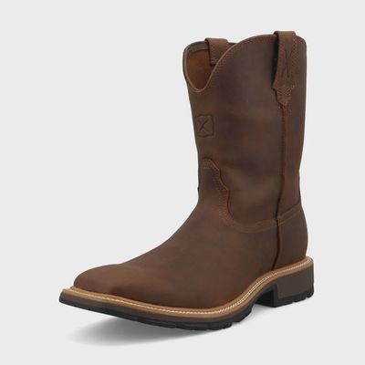 Men's 10" Cowboy Work Boot - Dark Brown