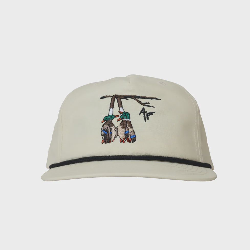 Duck Lanyard Rope Hat - Birch/Black