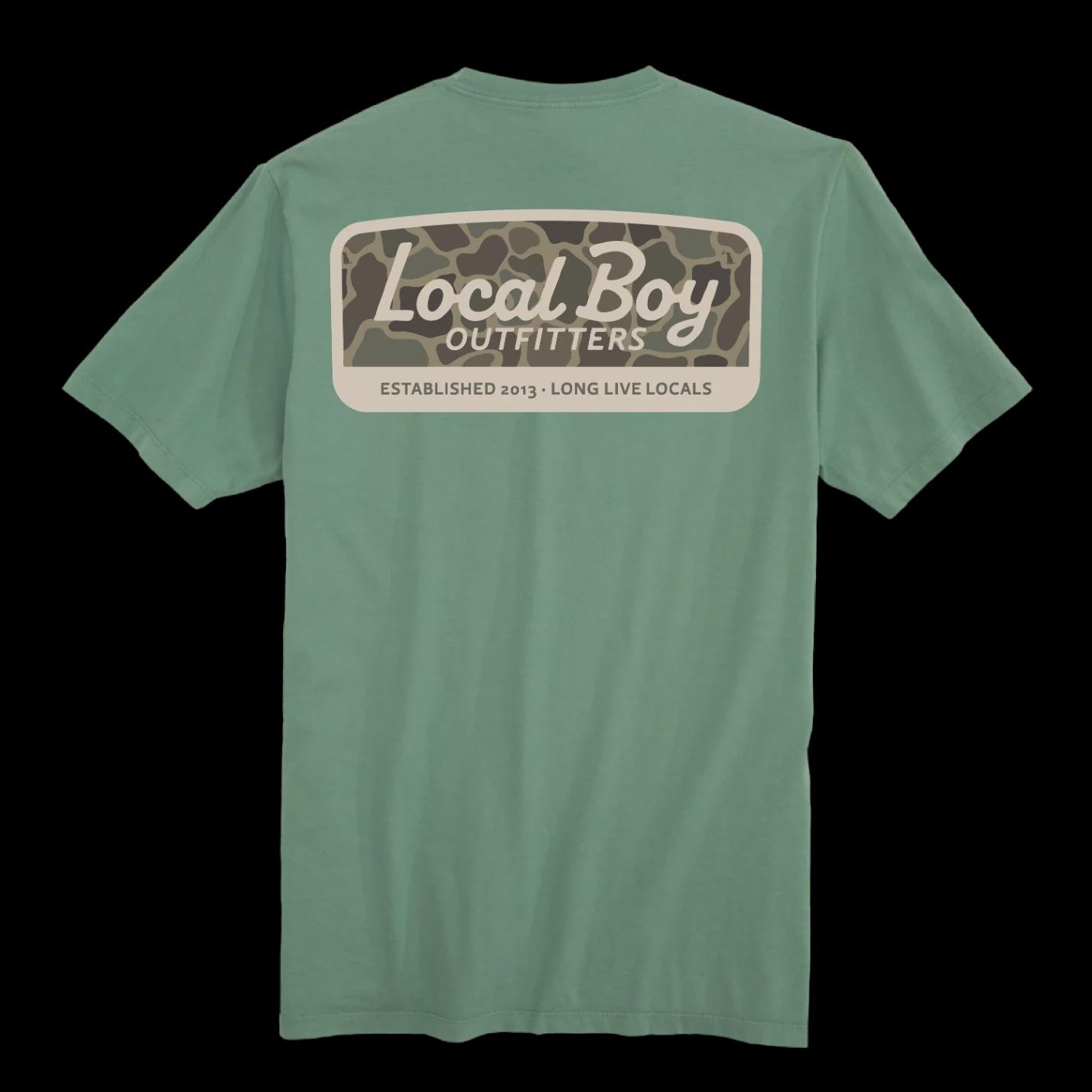 Toddler Brush Camo Mark Short Sleeve Tee - Light Green