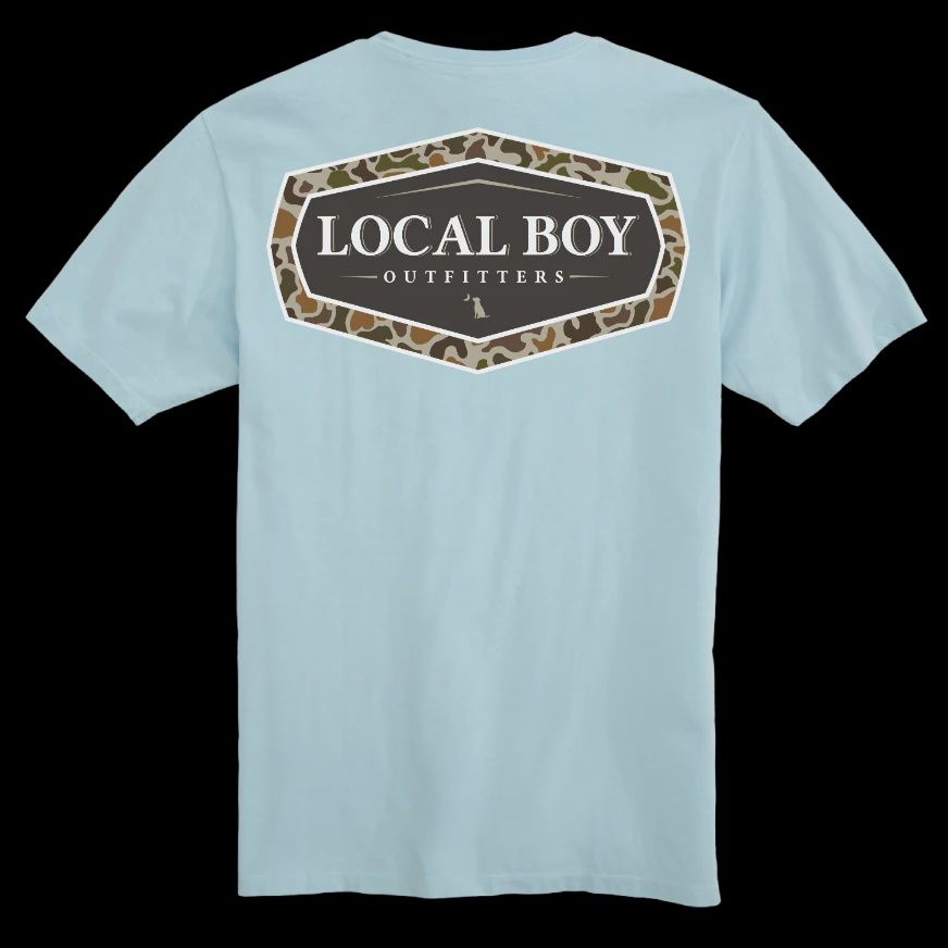 Toddler Vintage Emblem Short Sleeve Tee - Chambray