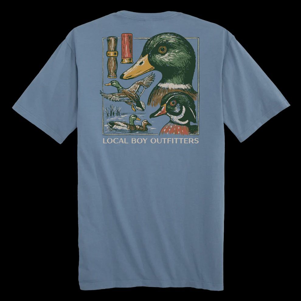 Youth Duck Species Short Sleeve Tee - Slate