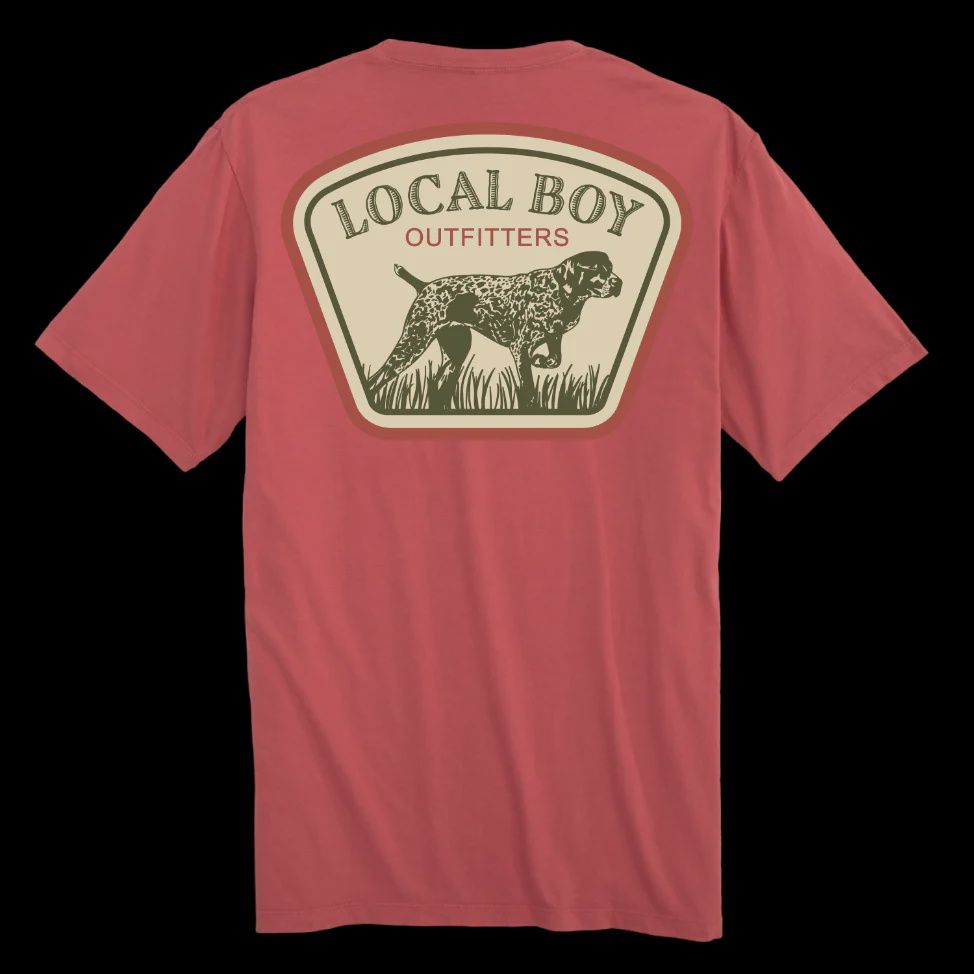 Youth GSP Badge Short Sleeve Tee - Brick