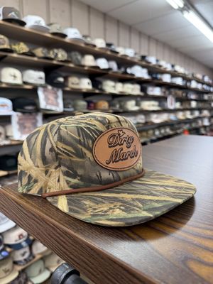 Classic Leather Patch Hat - Shadow Grass