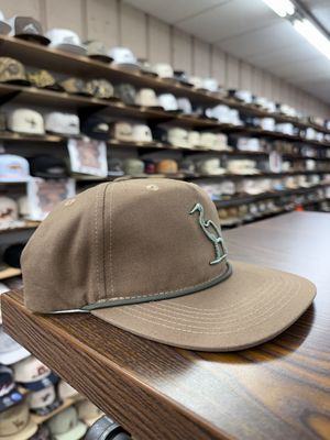 Heron Embroidered Hat - Tobacco