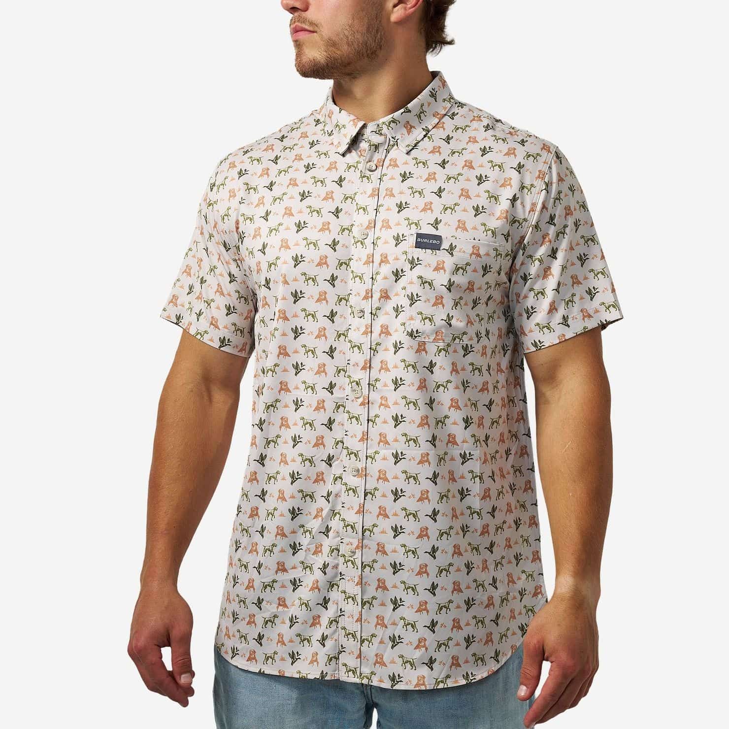 Performance Button Up - Mallard Duck Dog