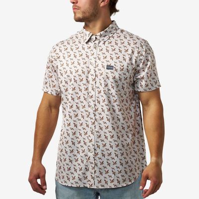 Performance Button Up - Mallards Flying In