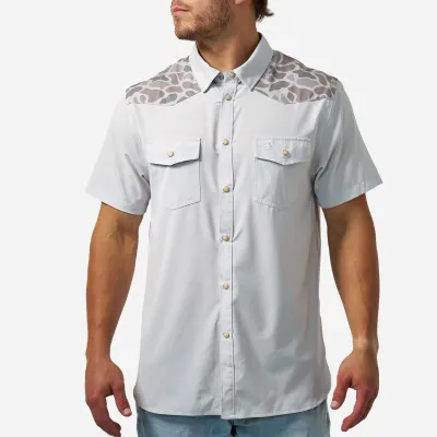 Performance Western Shirt - Bird Szn (Light Grey/CDC)