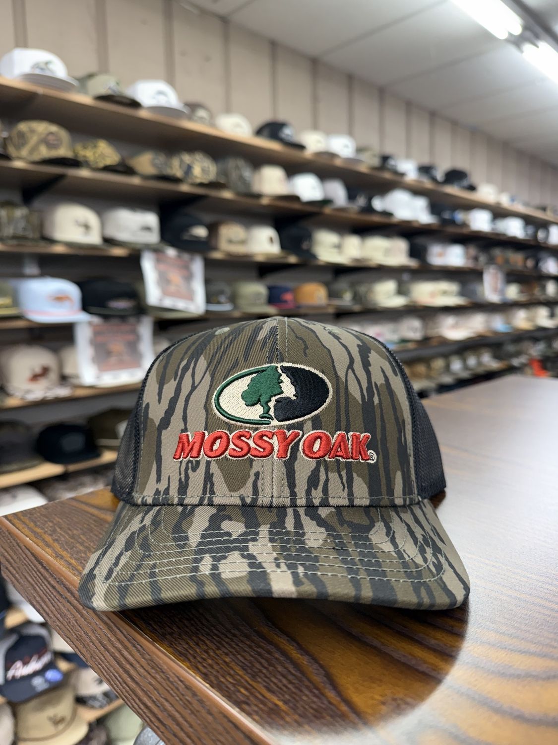 Mossy Oak Bottomland 6 Panel Trucker Hat