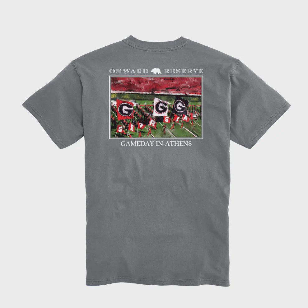 UGA Gameday in Athens Short Sleeve Tee - Granite