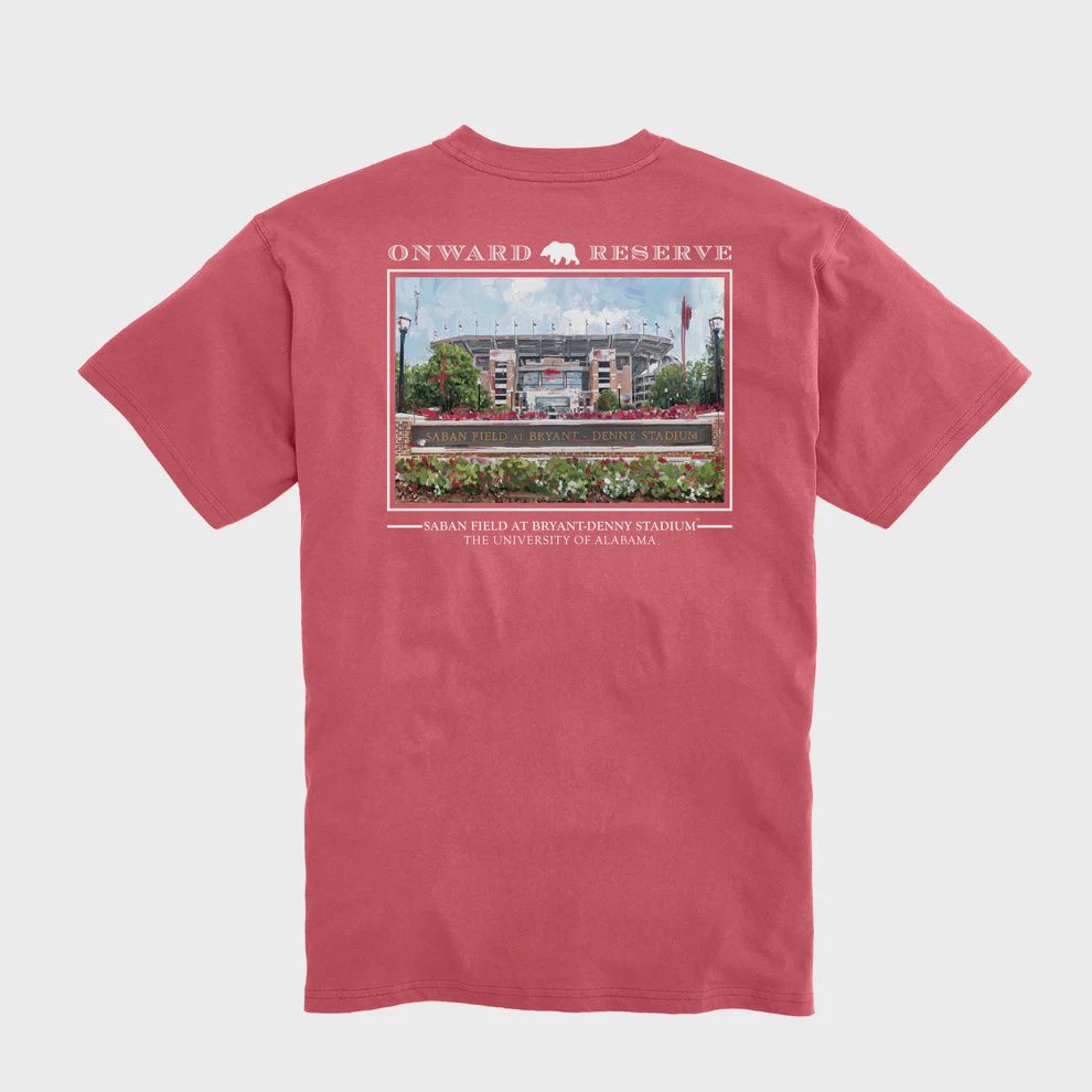 Alabama Bryant Denny Stadium - Washed Red