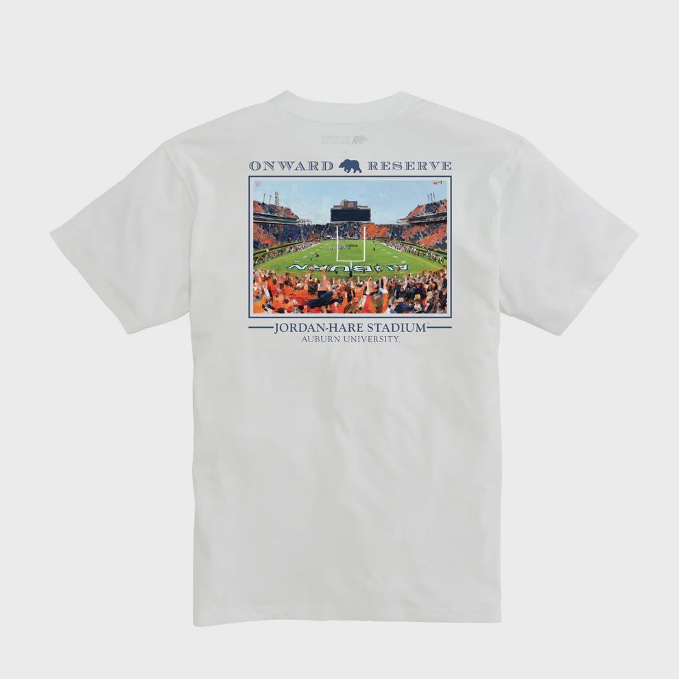 Auburn Jordan Hare Stadium Tee - White