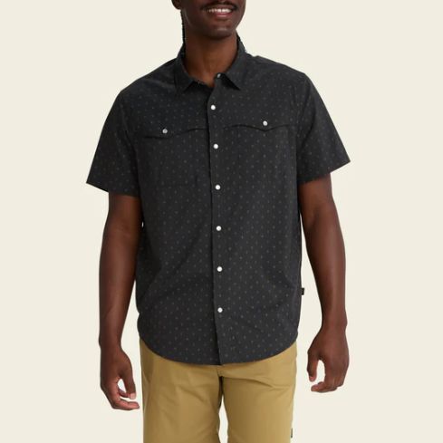 Grandpa's Curtains Snap Shirt - Antique Black