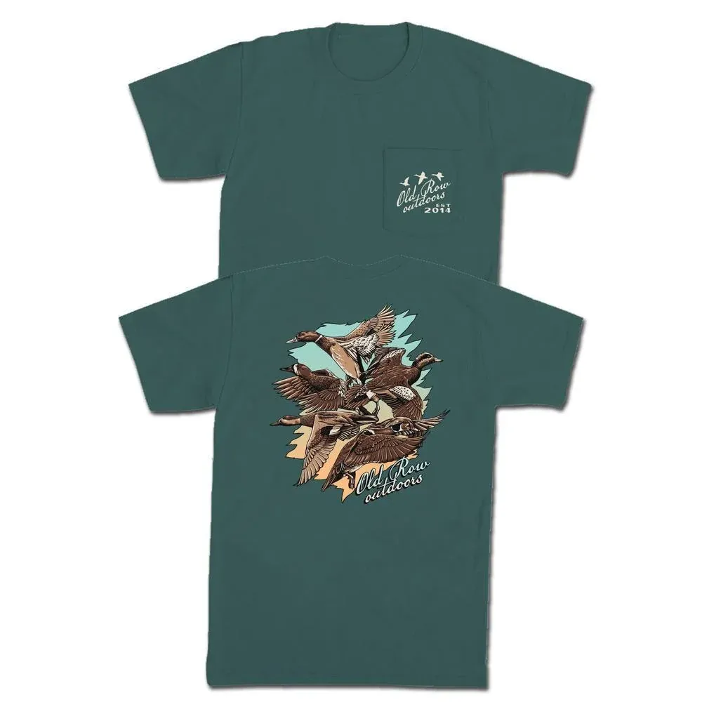 The Five Ducks Pocket Tee - Moss