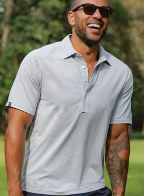 Performance Sport Range Polo - Hobby Stripe - Gray