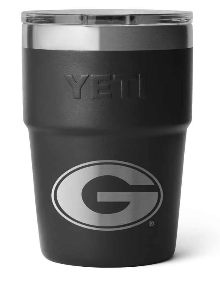 NCAA Rambler 16oz Stackable W/ MS Lid - Georgia Black