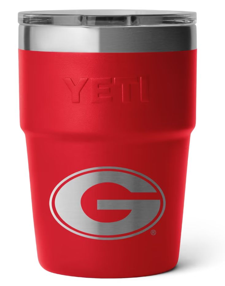 NCAA Rambler 16oz Stackable W/ MS Lid - Georgia Red