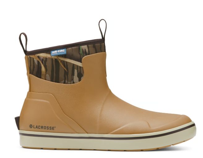 Men's Alpha Deck Boot 6" - Mossy Oak Shadow Grass/Bone Brown