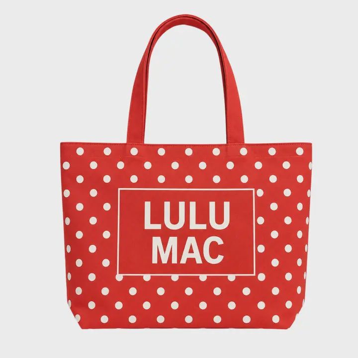 Canvas Tote - Red Dot