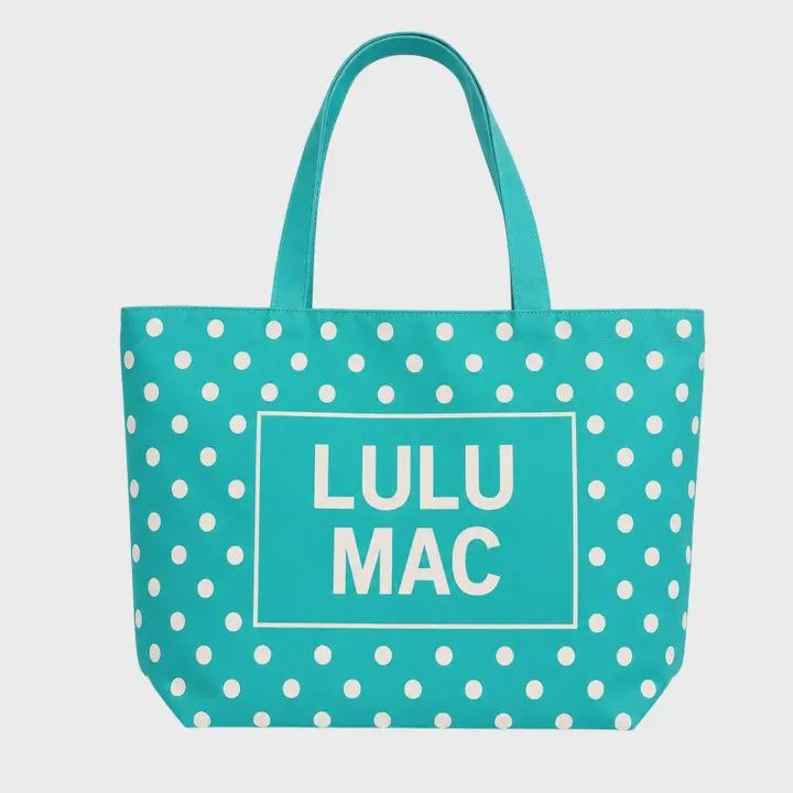 Canvas Bag - Mint Dot