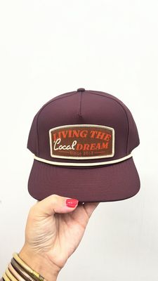 Local Dream Rope Hat - Burgandy