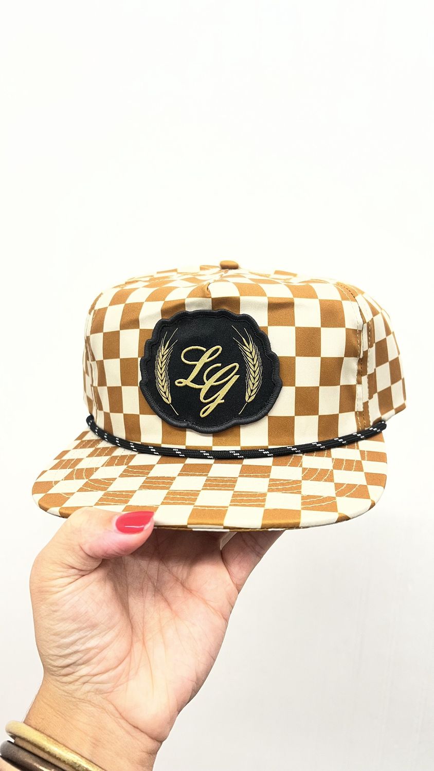 Golden Wheat LP Rope Hat - Burnt Orange