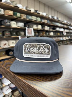 Brush Camo Mark Performance LP Rope Hat - Charcoal