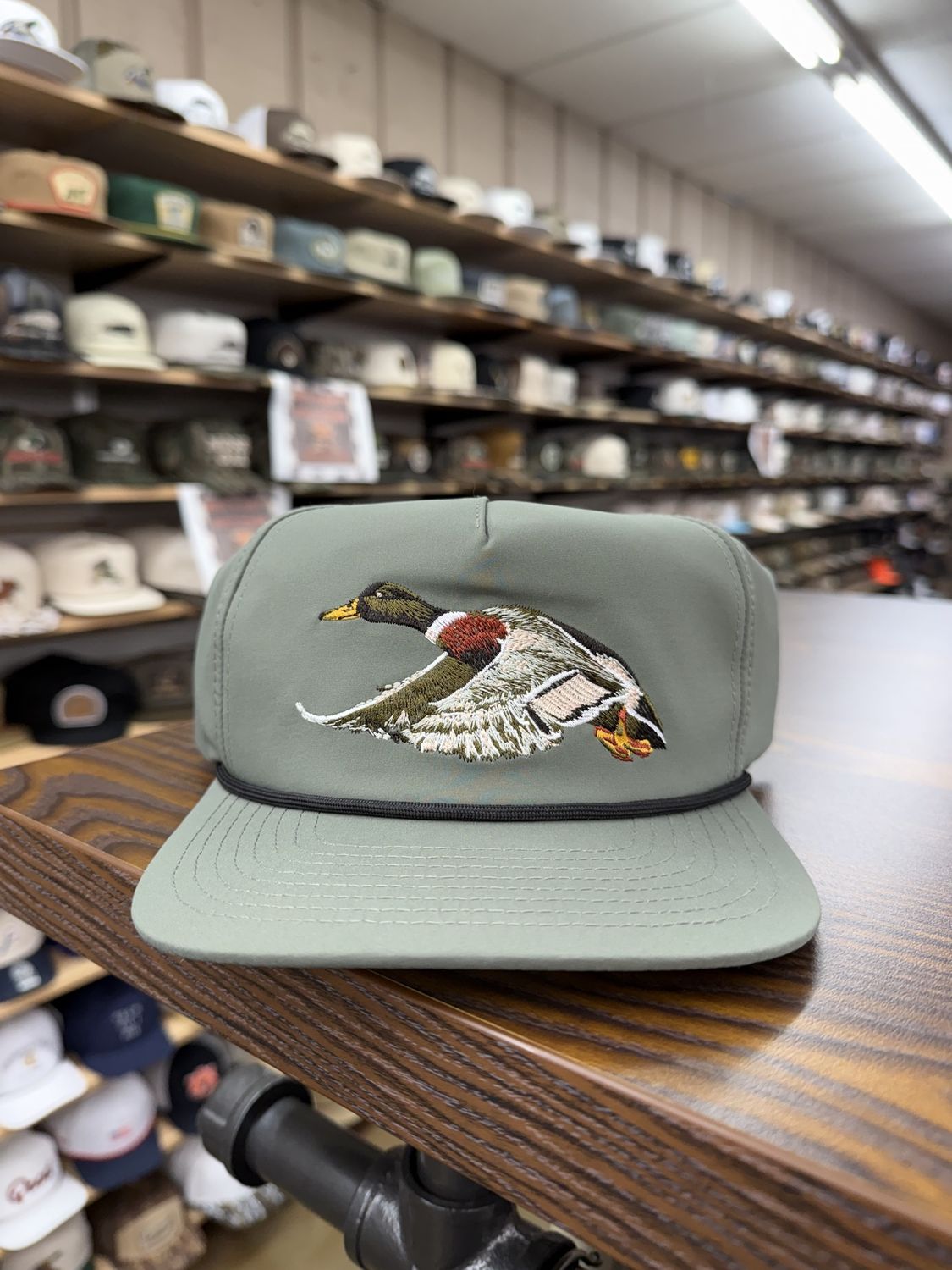 Flying Fowl LP Rope Hat - Sage