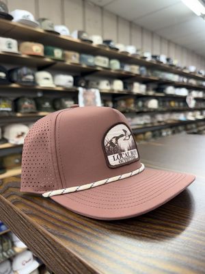 Mallard Marsh Patch Performance Rope Hat - Brick