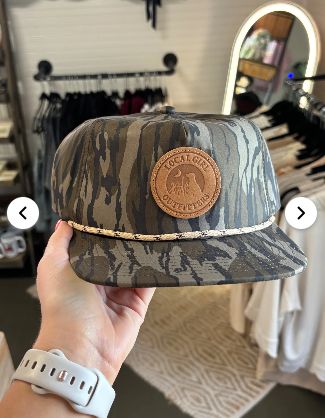 Local Girl Leather Patch LP Rope Hat - Bottomland