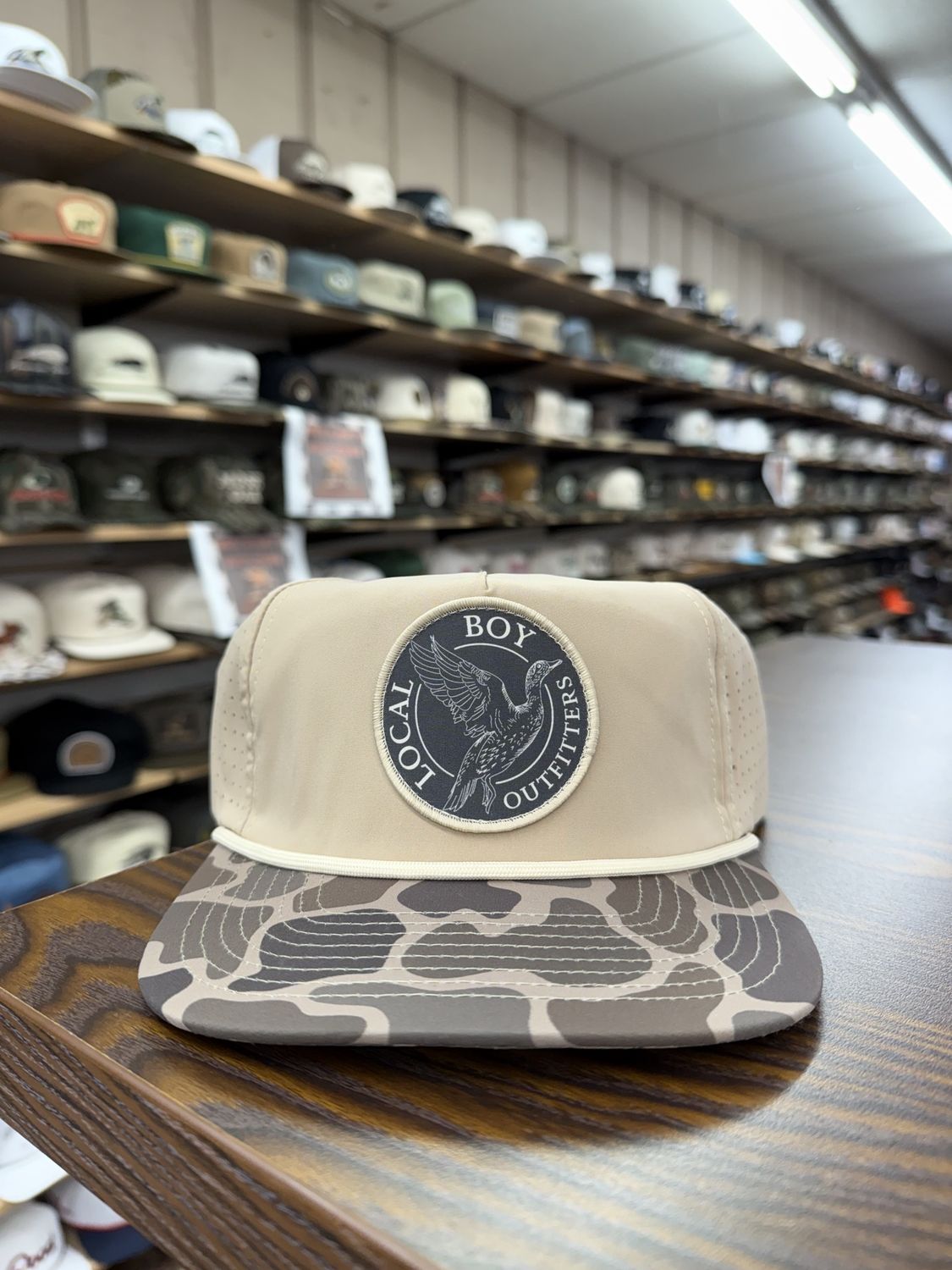 Ascent Patch Perf LP Rope Hat - Khaki/Brush