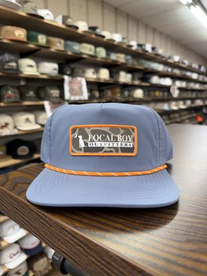 Brush Logo Patch Performance LP Rope Hat- Light Slate