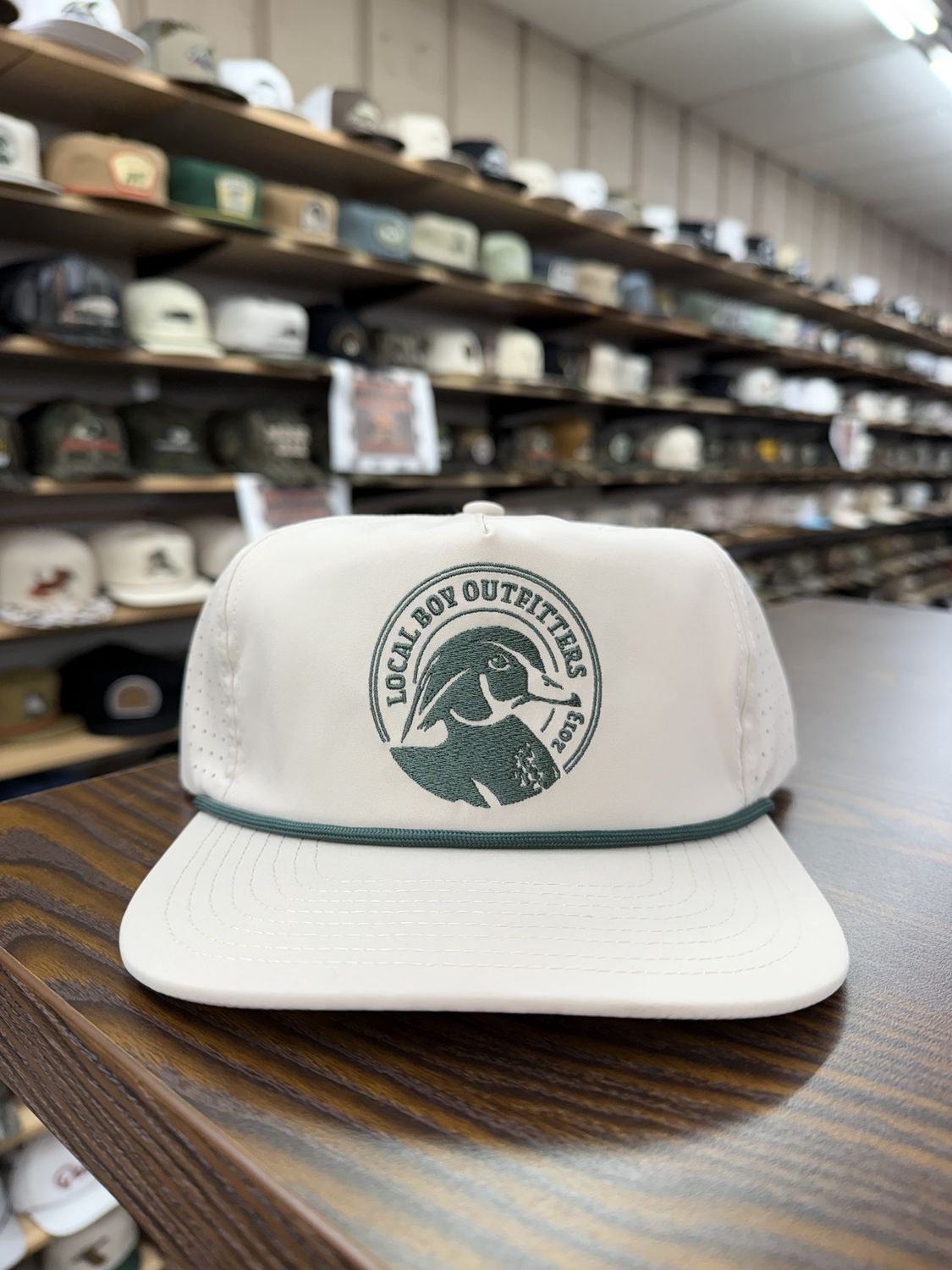 Wood Circle Performance LP Rope Hat - Light Khaki