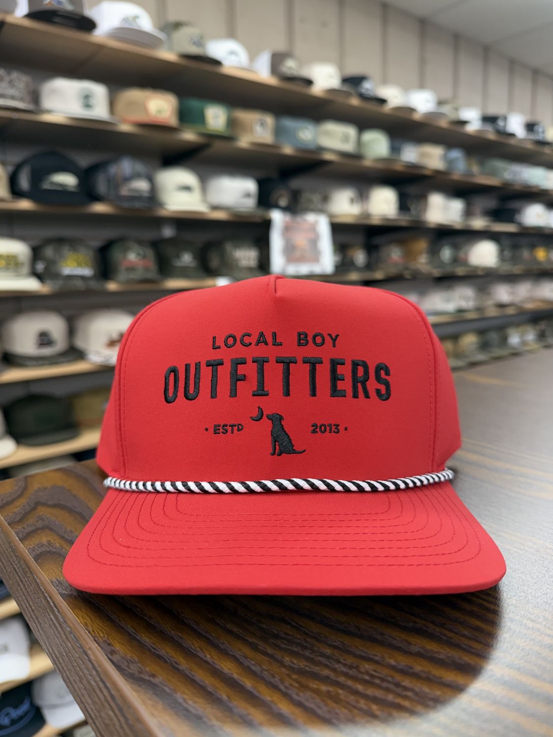 Collegiate HC Rope Hat - Red