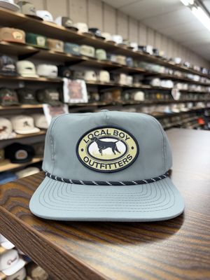 Pointer Patch LP Rope Hat - Warm Gray