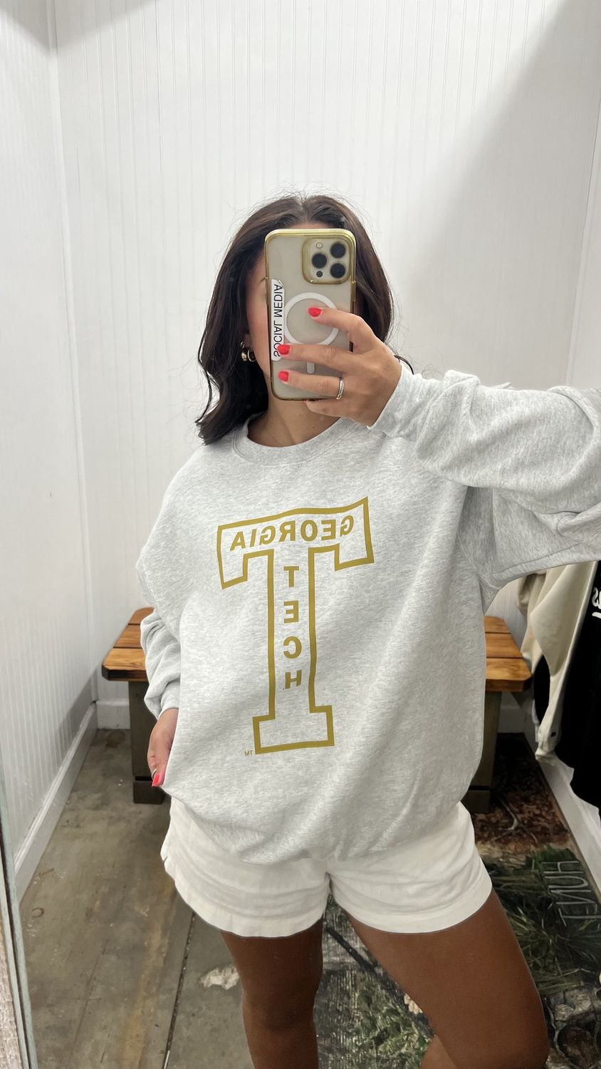 Tech T Sweatshirt - Light Gray