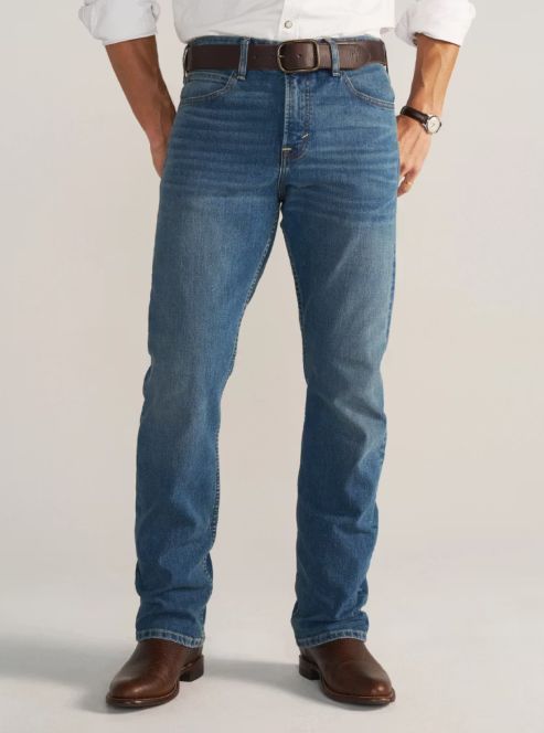 Men's Slim Straight Stretch Denim Jean - Medium Indigo