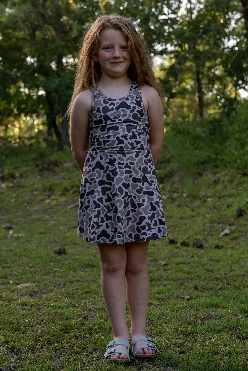 Little Delta Active Dress - Mosul Camo
