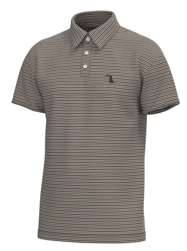 Surfside Polo - Dark Tan/Espresso/White