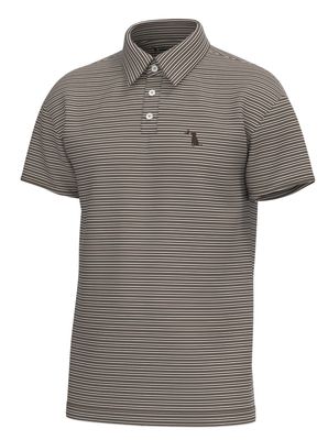 Surfside Polo - Dark Tan/Espresso/White