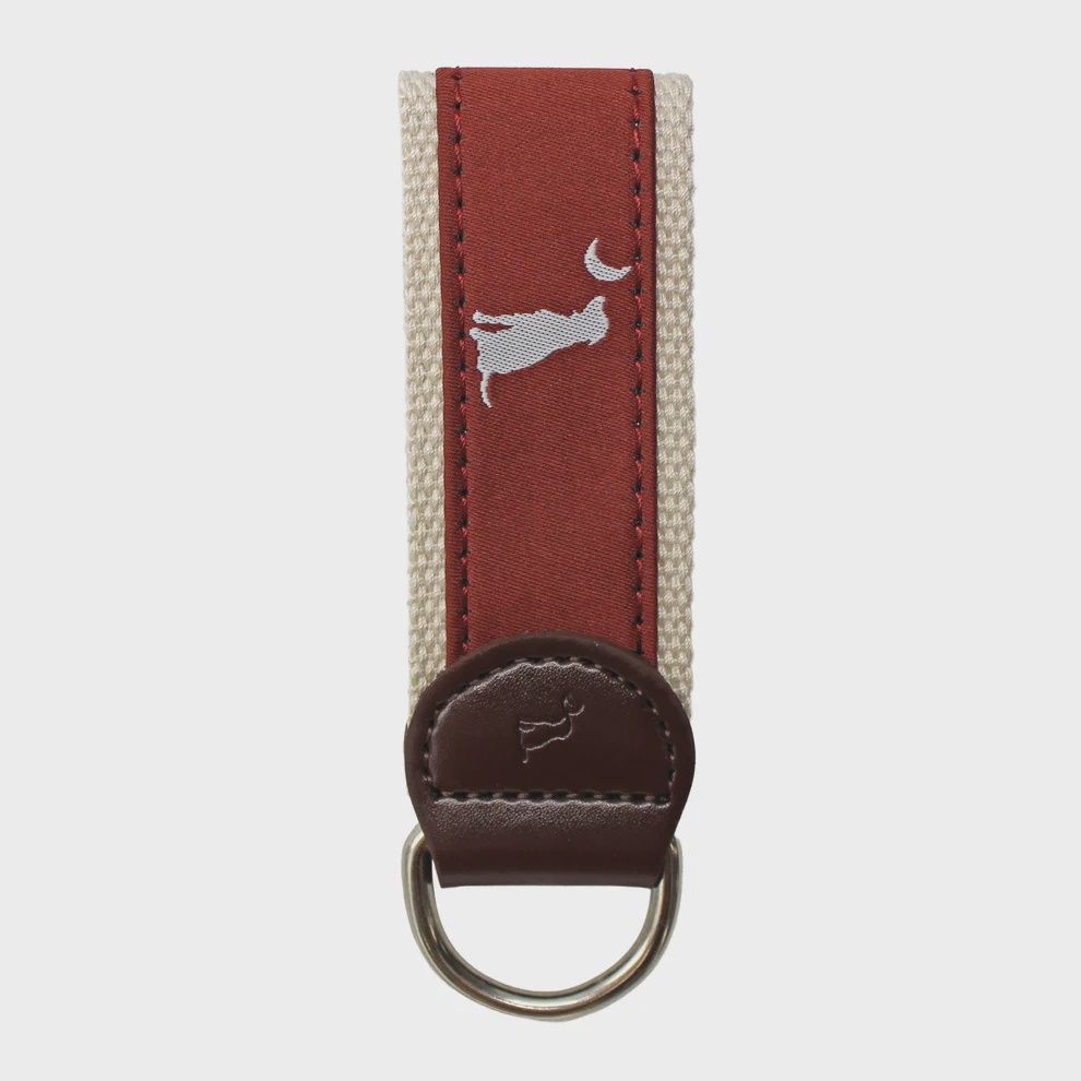 Keychain - Mahogany Dog &amp; Moon