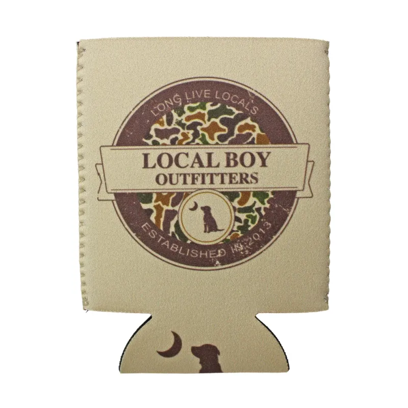 Vintage Sphere Koozie - Latte