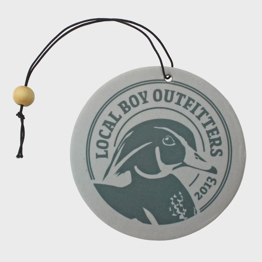 Wood Circle Air Freshener - Silver