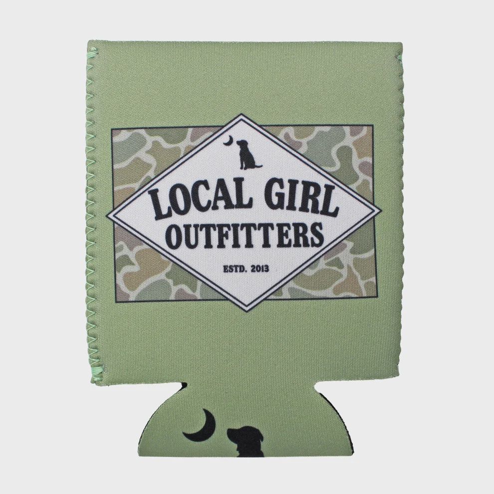 Founder's Flag Forest Camo Desert Koozie - Bay