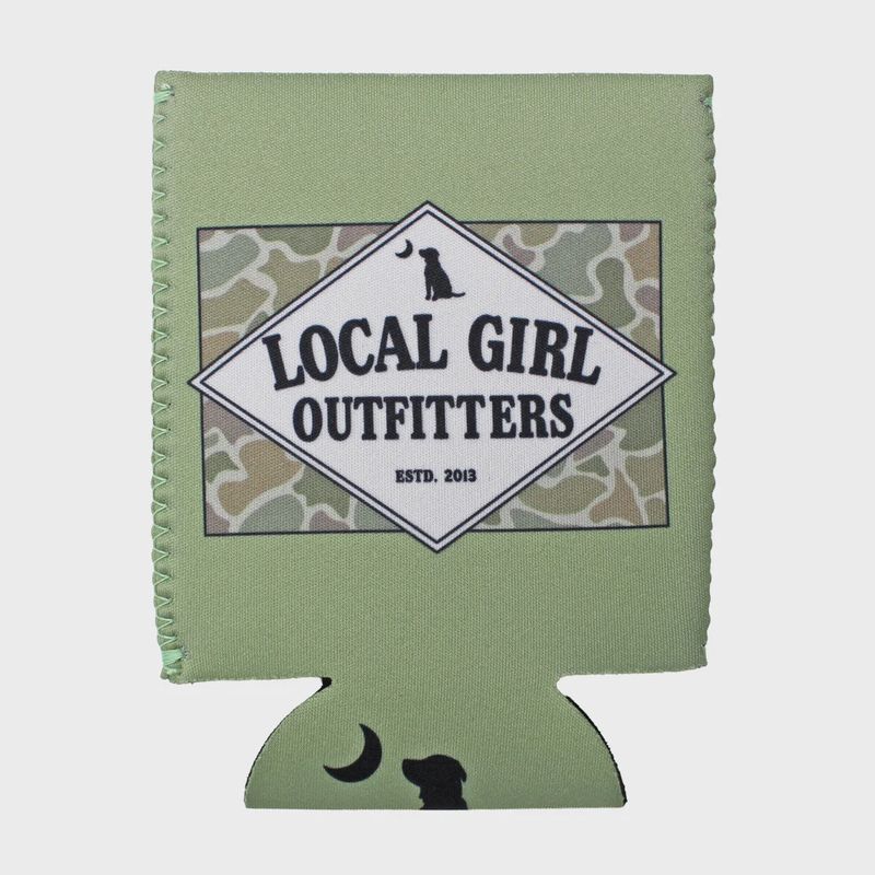 Founder's Flag Forest Camo Desert Koozie - Bay