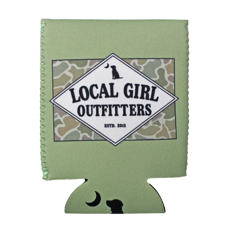 Founder's Flag Forest Camo Desert Koozie - Bay