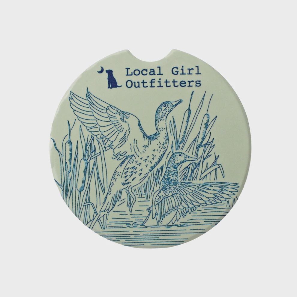 Landscape Lines Car Coaster - Silver
