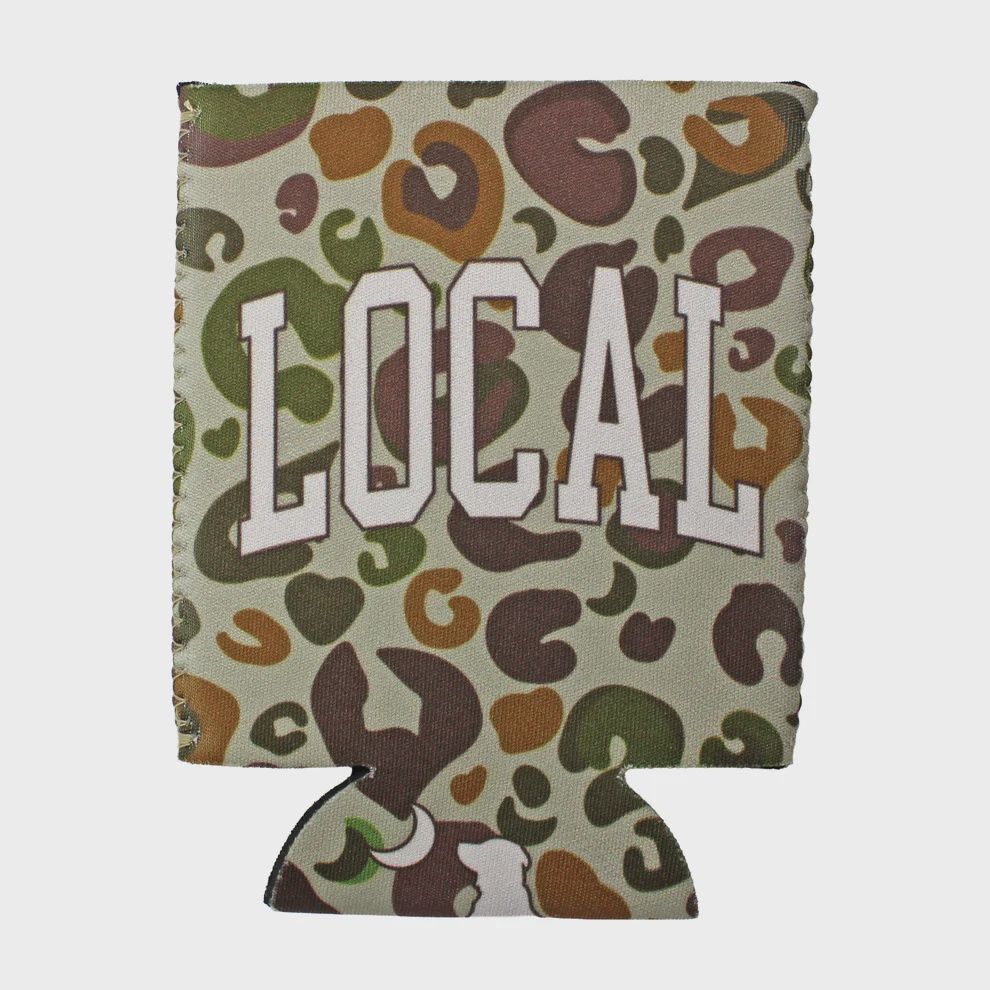 Local Vintage Cheetah Koozie