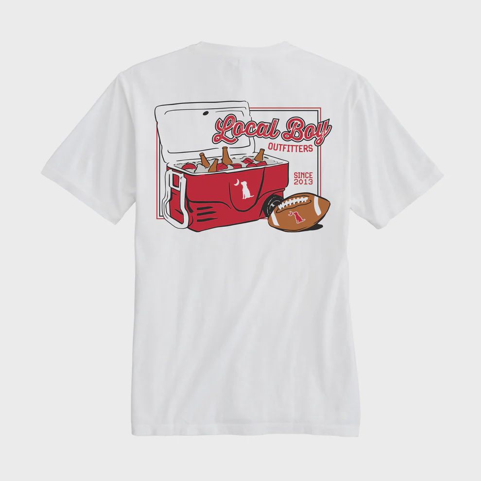 Game Day Cooler Short Sleeve Tee - Red/Black