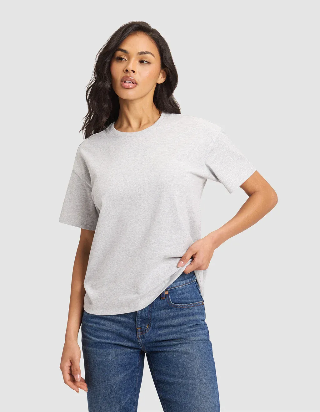 Women's All Day Tee - French Dove Heather