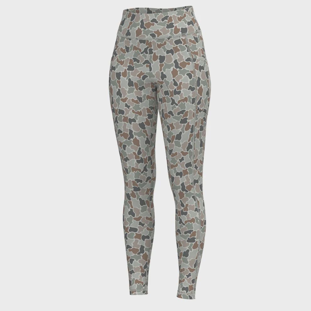 LG Youth Leggings - Forest Camo Flora